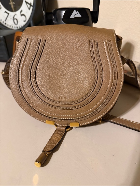 Chloe Handbags - Chloe soft leather Small Saddle Bag in Brown